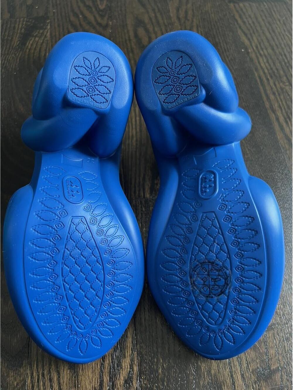 Camper Kobarah Dark Blue Sandals NEW Women's EU 36 NEVER WORN MRSP $225 - Picture 4 of 5